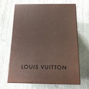 Authentic Louis Vuitton Large Empty Brown Gift Box Heavy Duty 13”x 10”x 7”